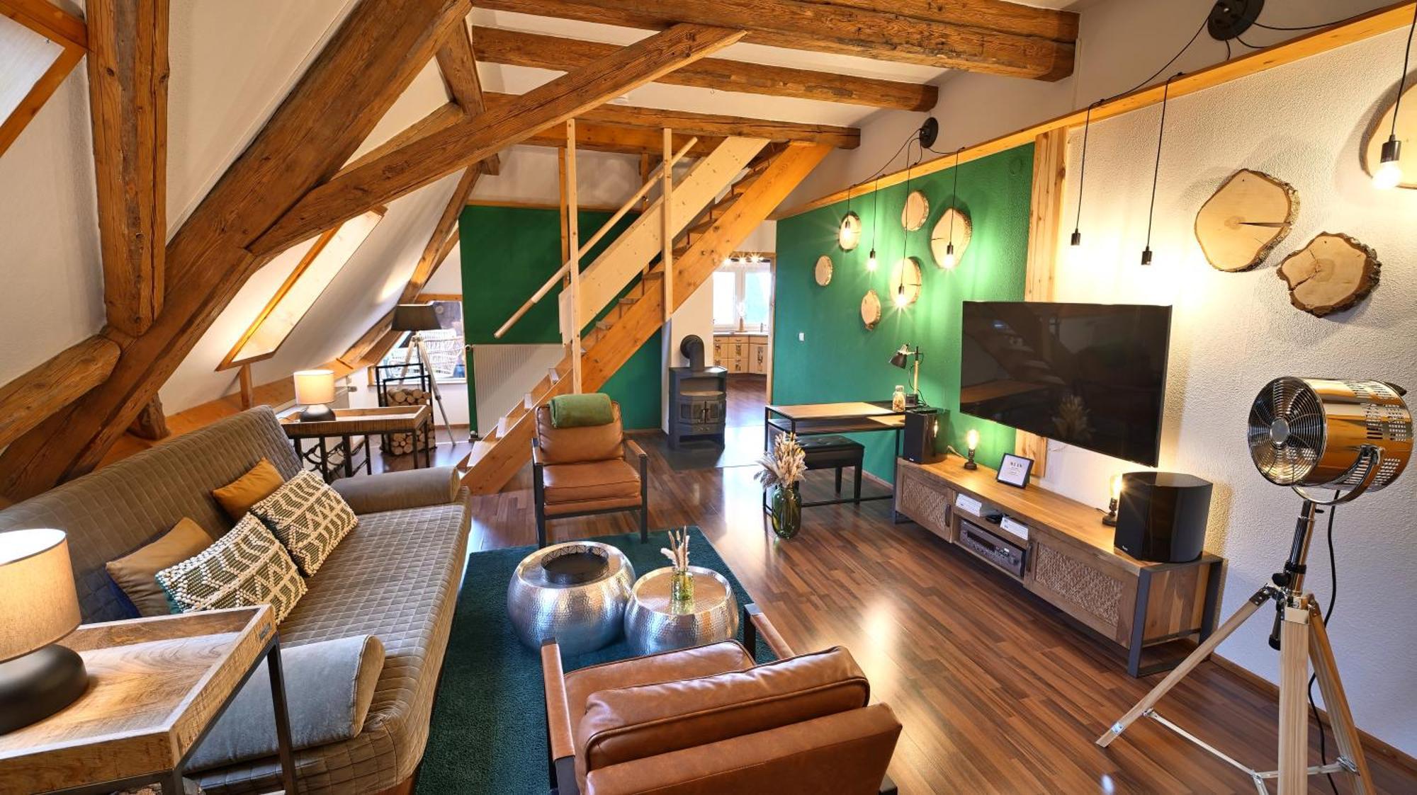 Green Loft Schwarzwald - Dach-Balkon--Musik-Ecke Fluorn-Winzeln Eksteriør billede